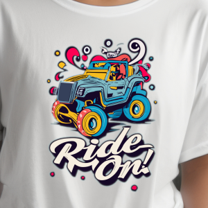 Ride-On TShirt - Showing Off Kids Electric ride-on cars!