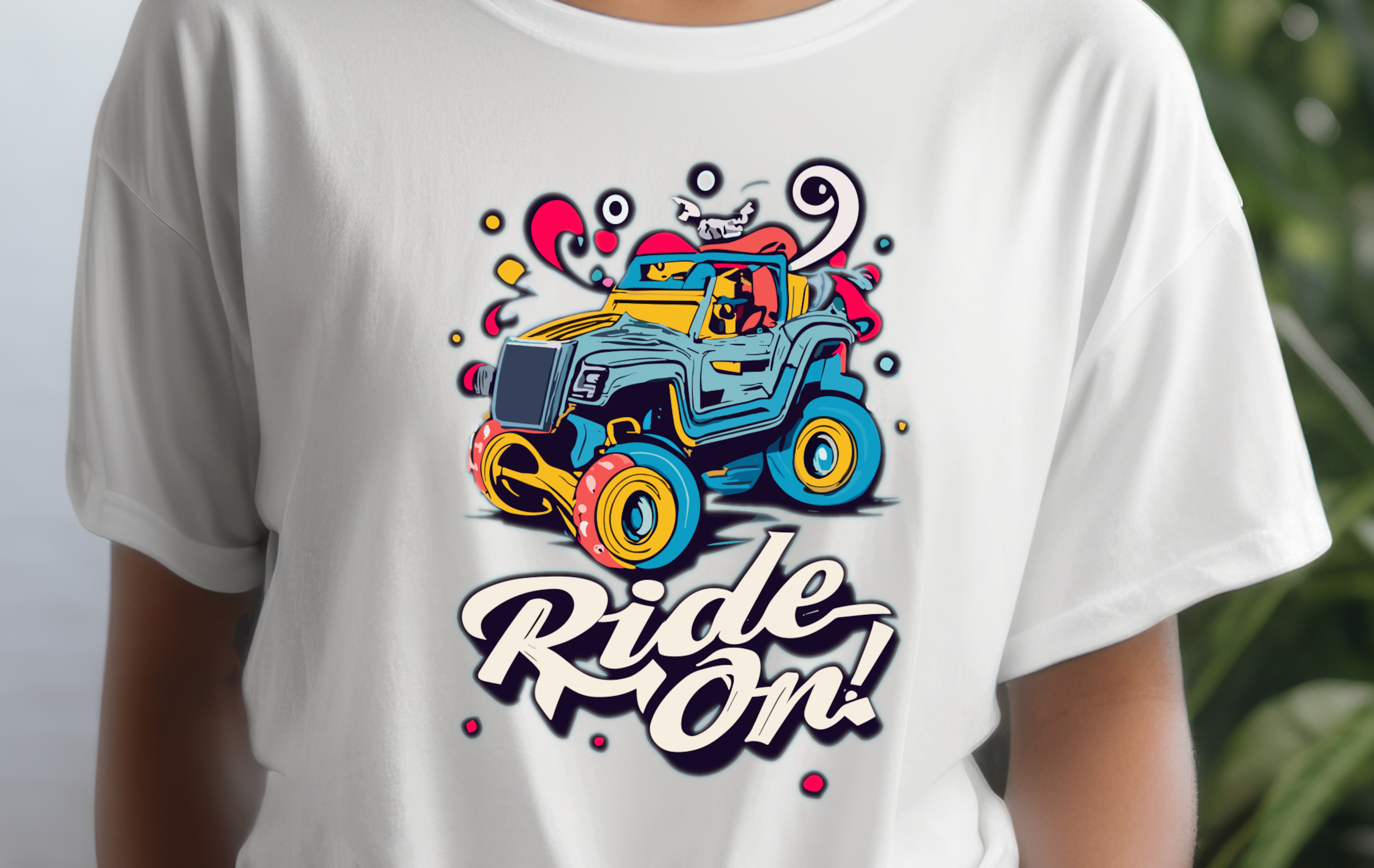 Ride-On TShirt - Showing Off Kids Electric ride-on cars!