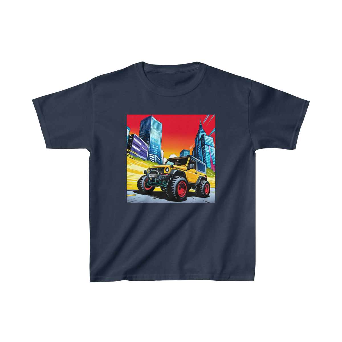 Kids Ride-On Jeep Heavy Cotton TShirt - Image 11
