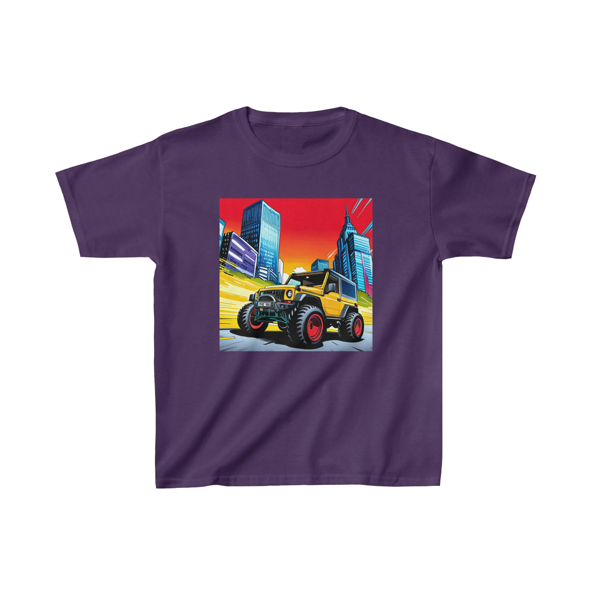 Kids Ride-On Jeep Heavy Cotton TShirt - Image 13