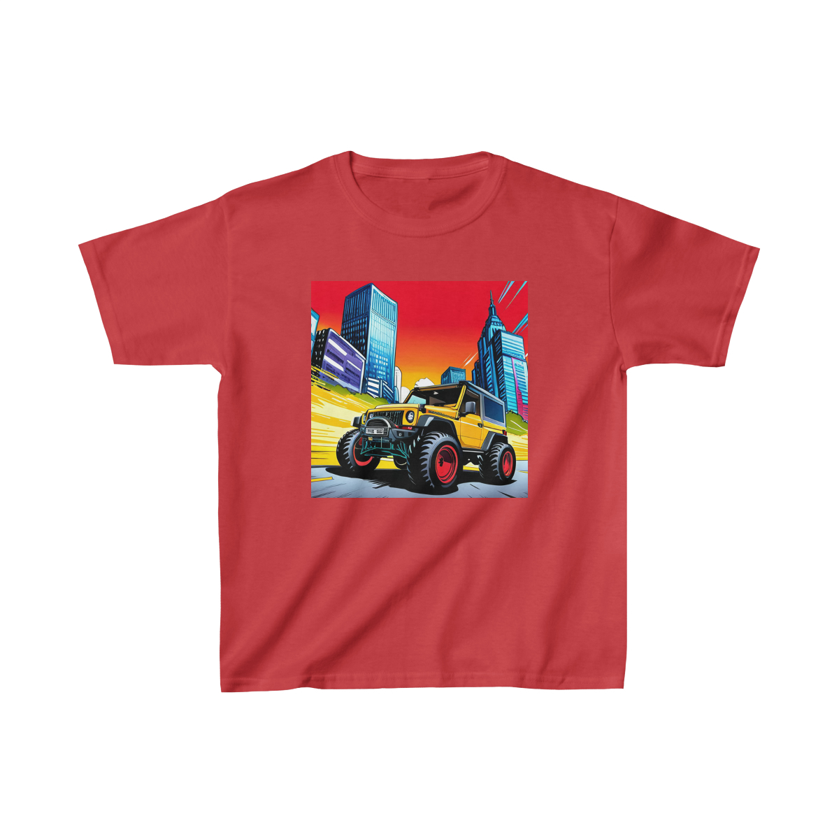 Kids Ride-On Jeep Heavy Cotton TShirt - Image 15