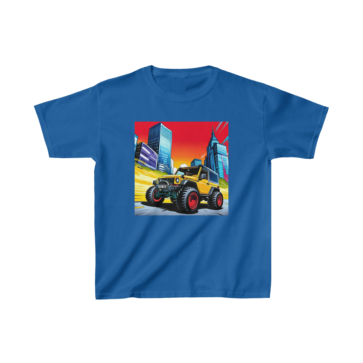Kids Ride-On Jeep Heavy Cotton TShirt - Image 9