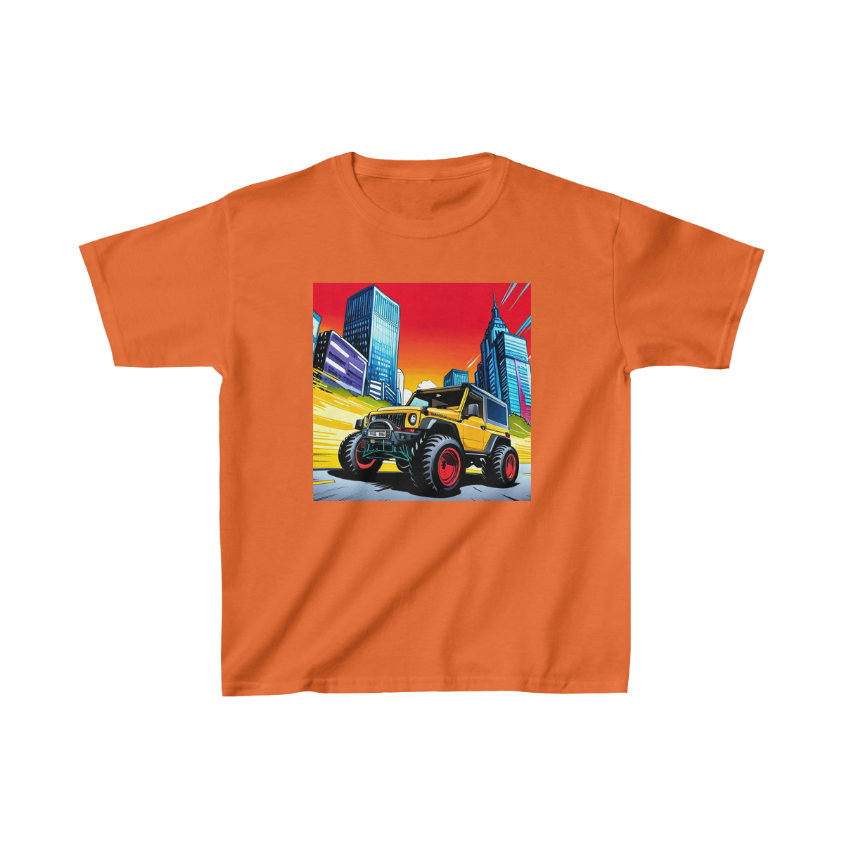 Kids Ride-On Jeep Heavy Cotton TShirt - Image 7